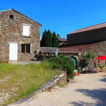 Lüks kamp alanı La Ferme De Chenevier, La Roulotte Fleurie 2/4pers Saint-Victor (Ardeche)